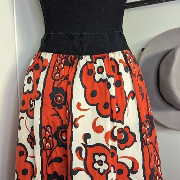 Leifsdottir Floral Whimisgoth Preppy Coquette Witchy Romantic Chic Skirt 12 - Picture 7 of 11